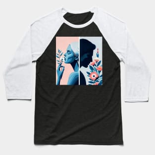 Woman and man Baseball T-Shirt